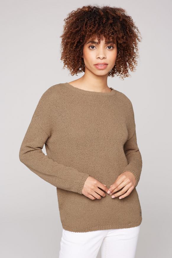 Pullover mit Rippstrickmuster