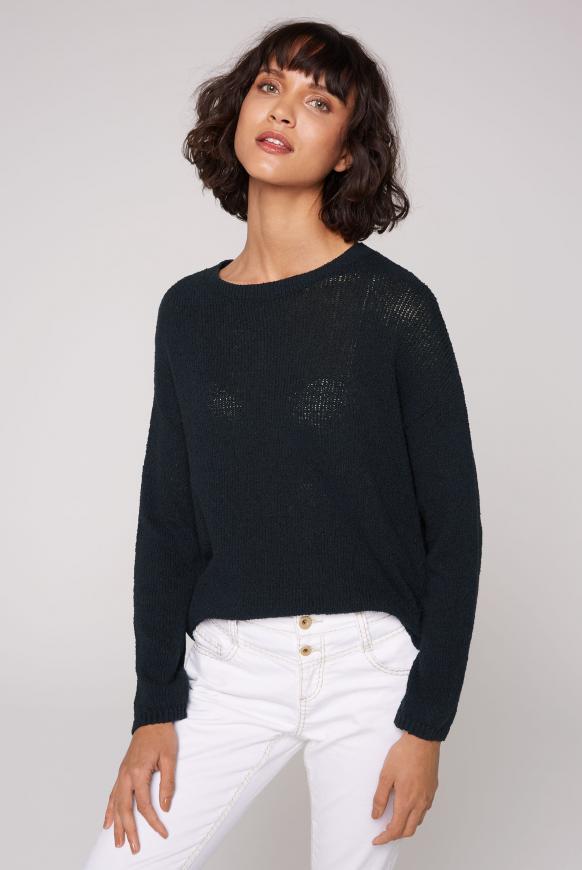 Pullover mit Rippstrickmuster