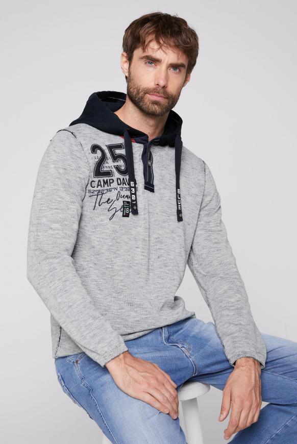 Pullover mit Sweatkapuze und Artworks