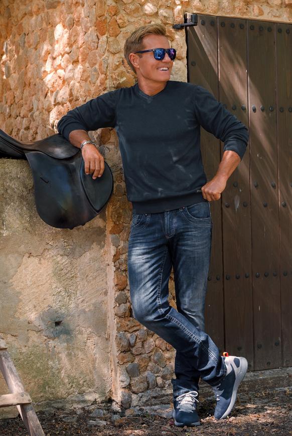 Pullover mit V-Neck