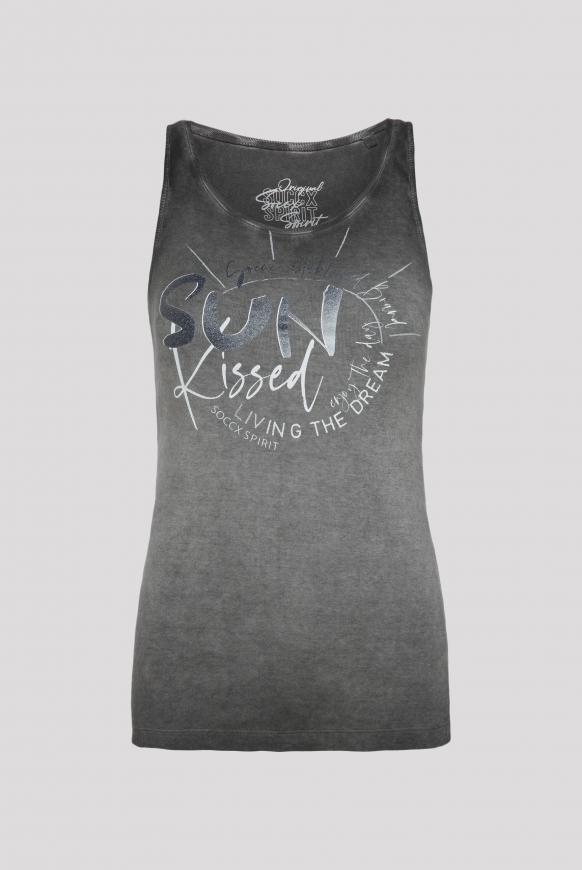 Ripptop Oil Dyed mit Glitter Print