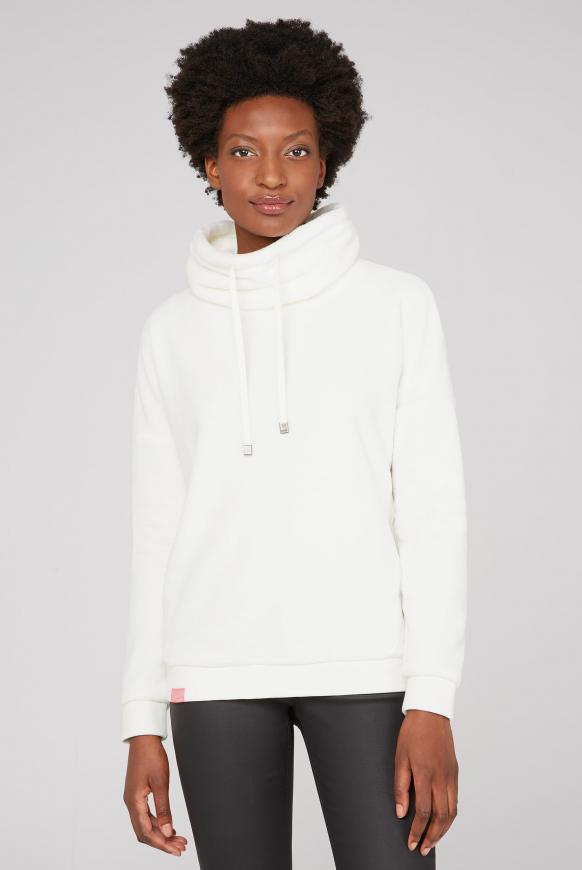 Sherpamix-Sweatshirt mit Rücken-Artwork