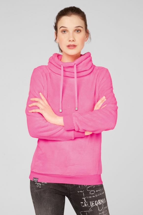 Sherpamix-Sweatshirt mit Rücken-Artwork