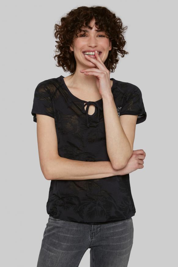 Shirt mit Ausbrenner-Muster