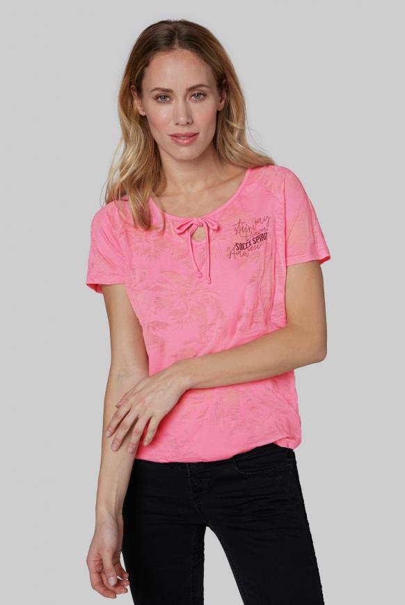 Shirt mit Ausbrenner-Muster