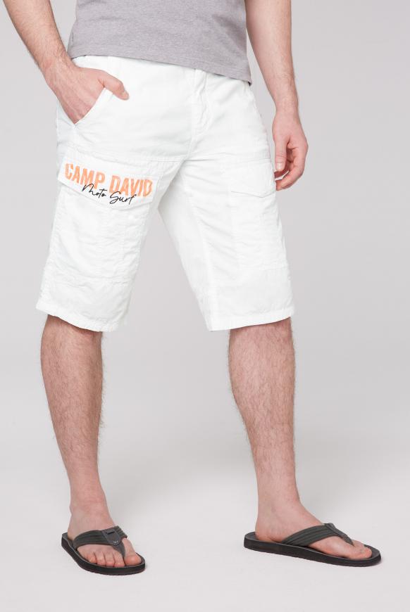 Skater Bermuda mit Label Prints