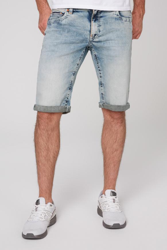 Skater Jeans CO:NO mit Bleaching-Effekten