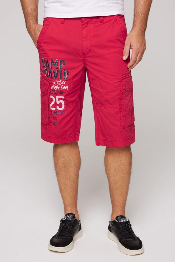 Skater Shorts mit Logo Print red sun