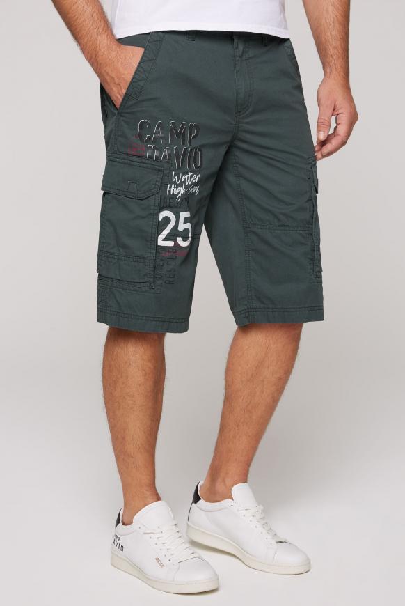 Skater Shorts mit Logo Print green shadow