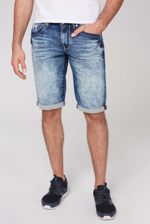 Skater Shorts RO:BI mit Used-Waschung