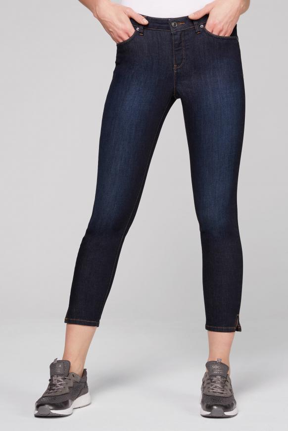 Slim Fit Jeans MI:RA mit dunkler Waschung dark rinsed