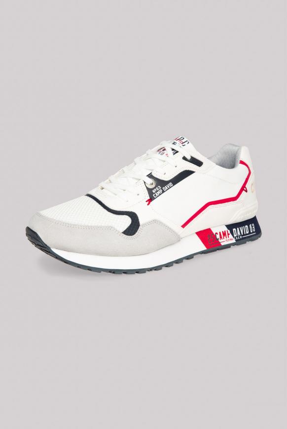 Sneaker im Retro Look mit Logo Artworks