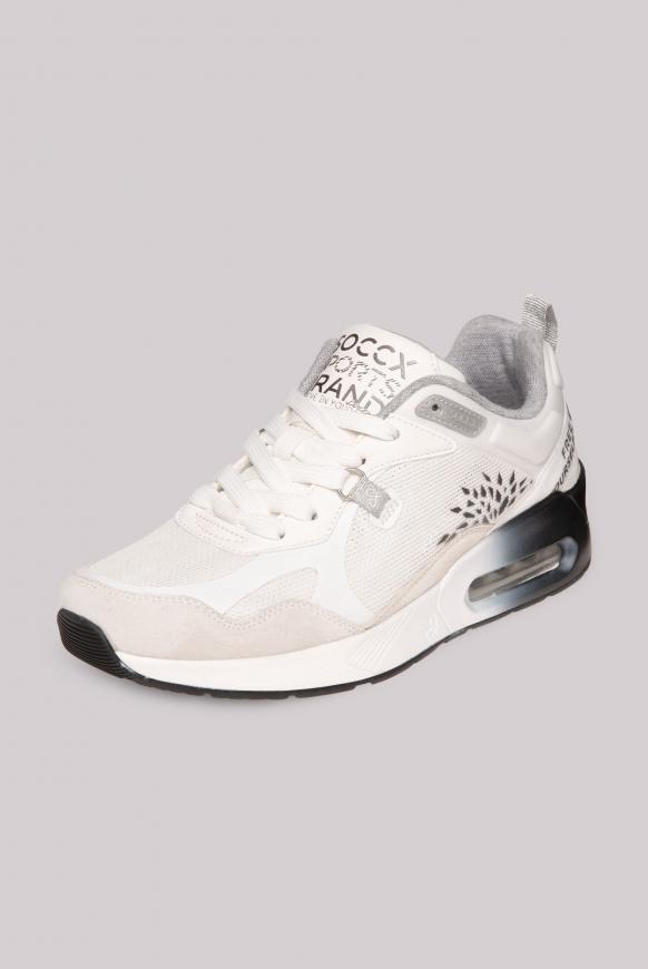 Sneaker mit Keilabsatz und Rubber Artwork