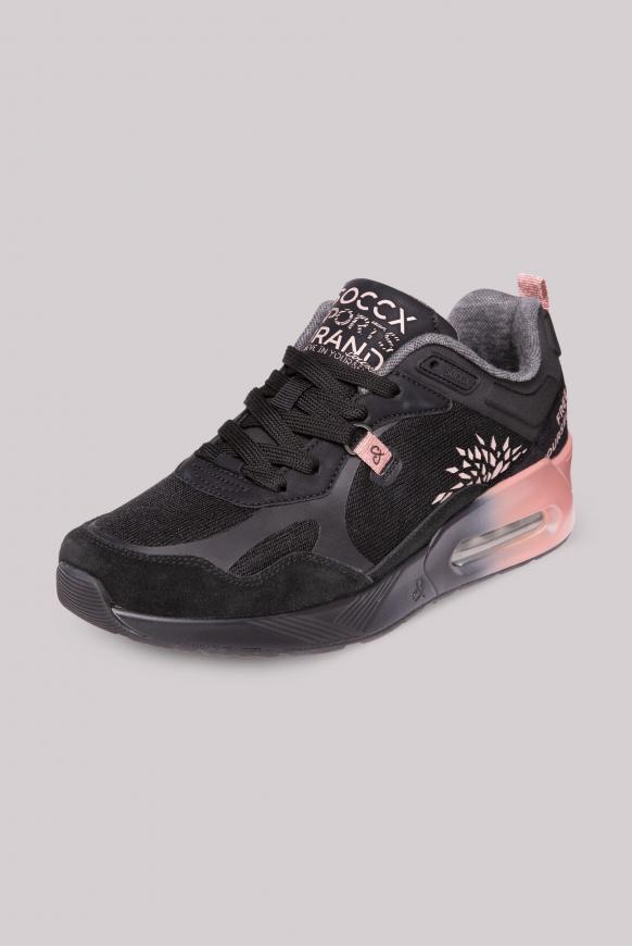 Sneaker mit Keilabsatz und Rubber Artwork
