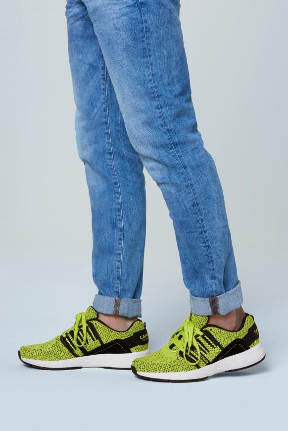 Sneaker mit Strick-Struktur und Power-Sohle