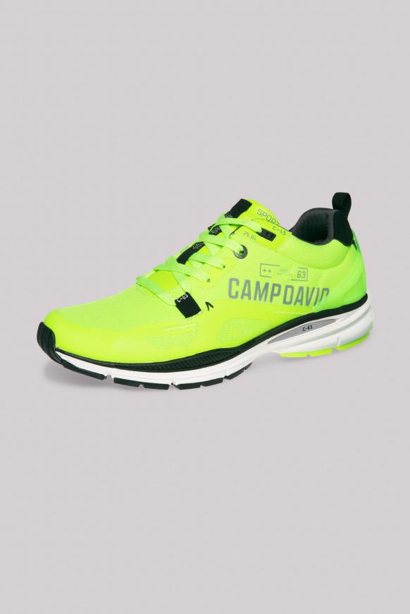 Sneaker mit Textil-Struktur und Logo Design