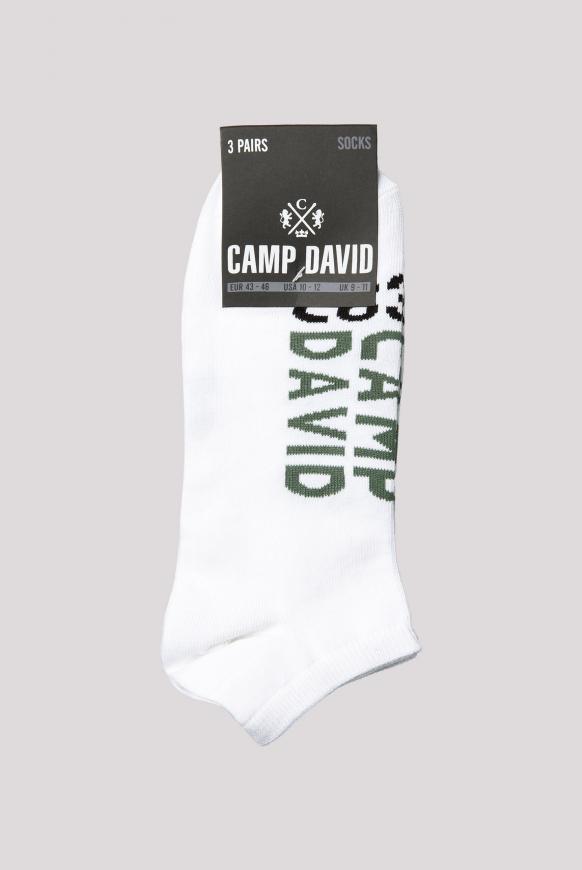 Sneakersocken im Dreierpack opticwhite
