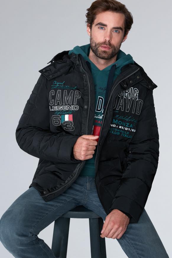 Steppjacke im Racing-Stil mit Artworks