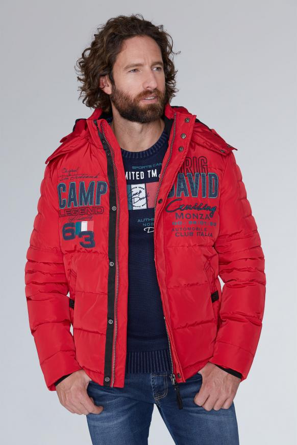Steppjacke im Racing-Stil mit Artworks