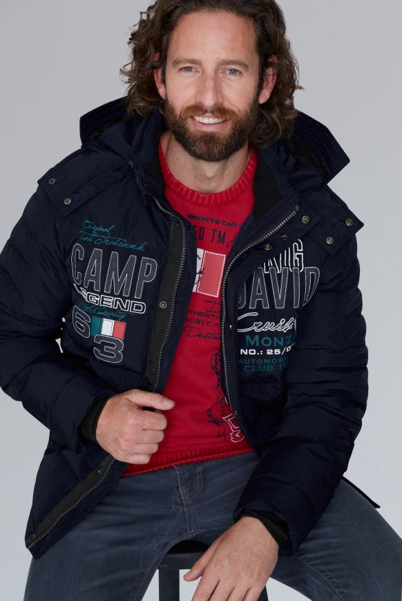 Steppjacke im Racing-Stil mit Artworks