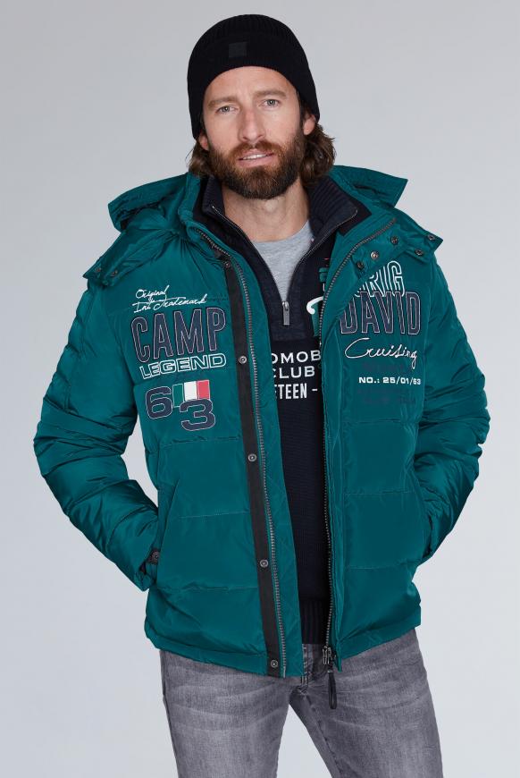 Steppjacke im Racing-Stil mit Artworks