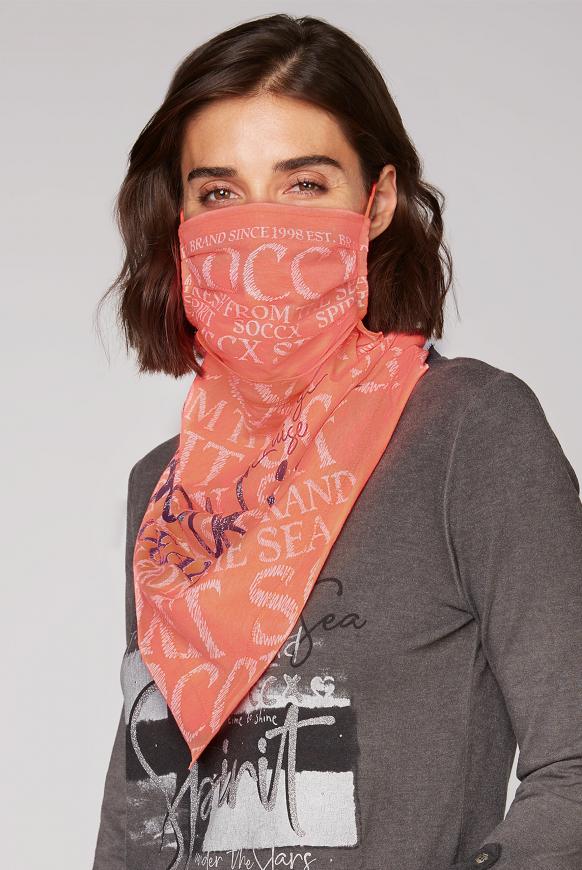 Stoffmaske mit Triangle-Tuch und Logo Design