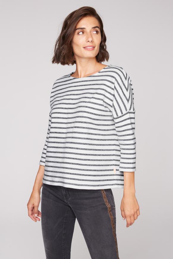 Streifenshirt mit 3/4-Arm