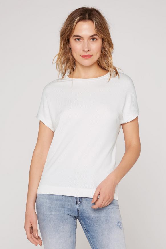 Strukturiertes Boxy-Shirt