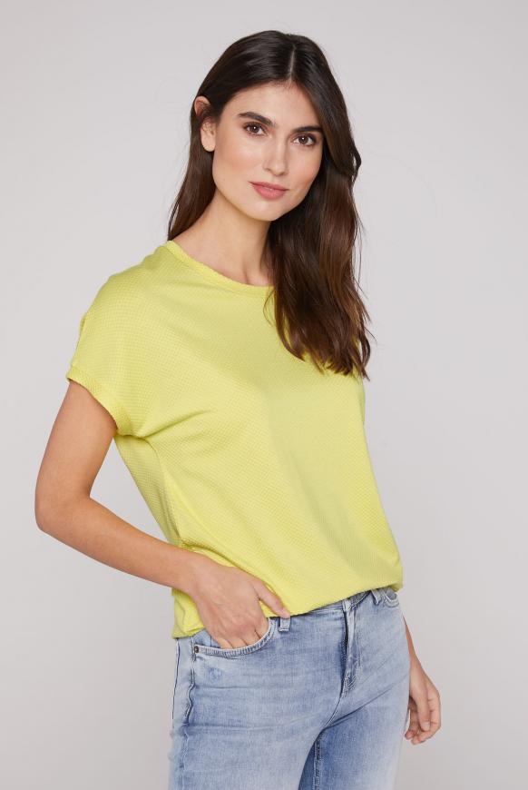 Strukturiertes Boxy-Shirt
