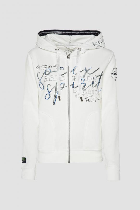 Sweatjacke mit Kapuzen-Artwork
