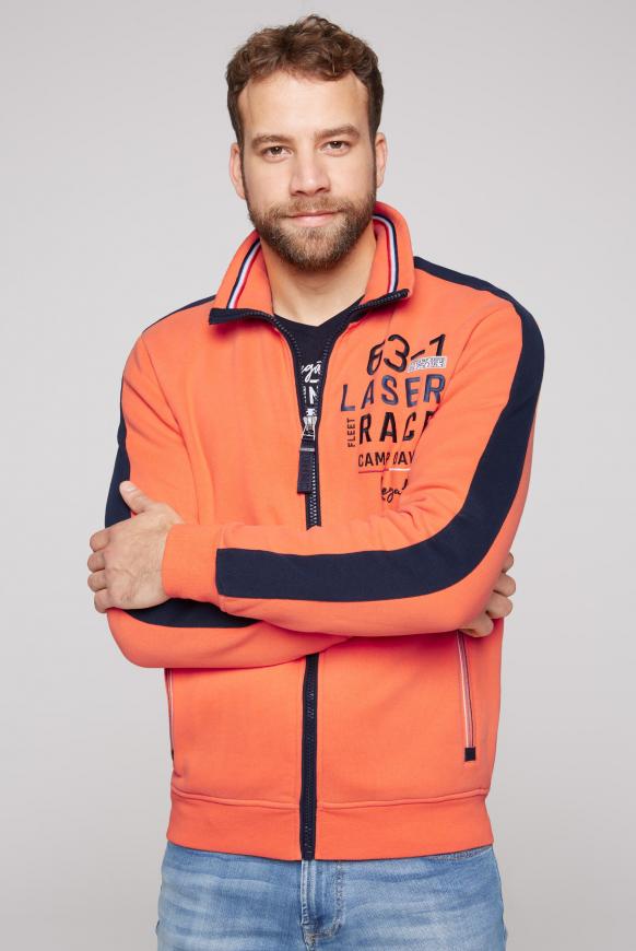 Sweatjacke mit Rücken-Artwork