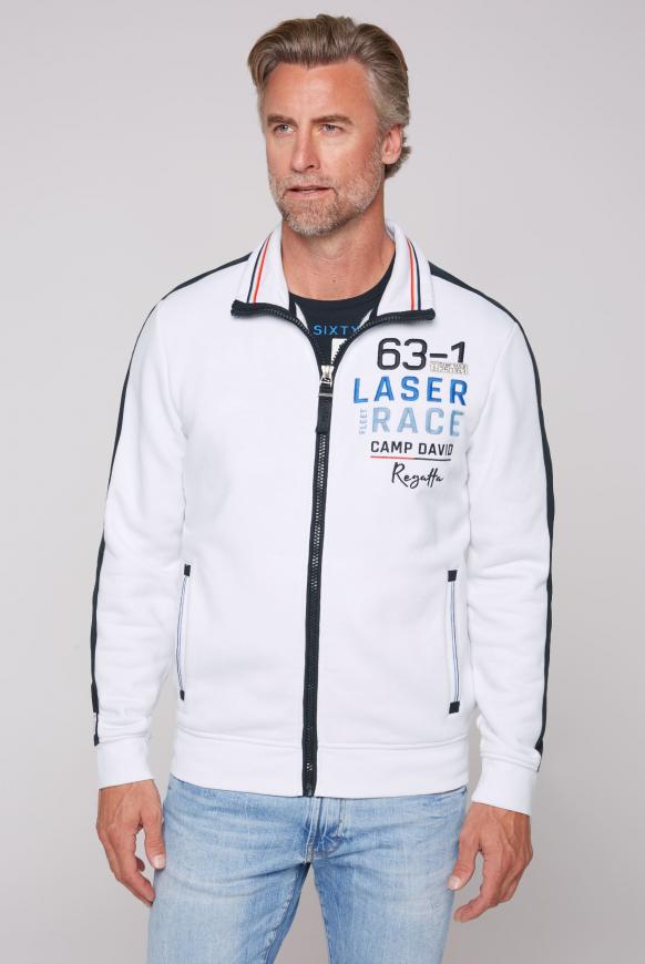 Sweatjacke mit Rücken-Artwork