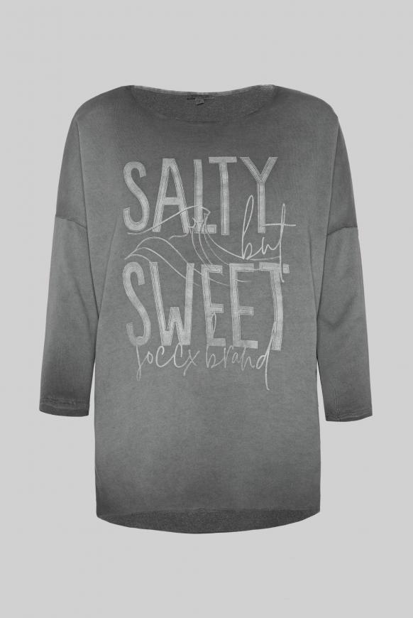 Sweatshirt mit 3/4-Arm und Artwork