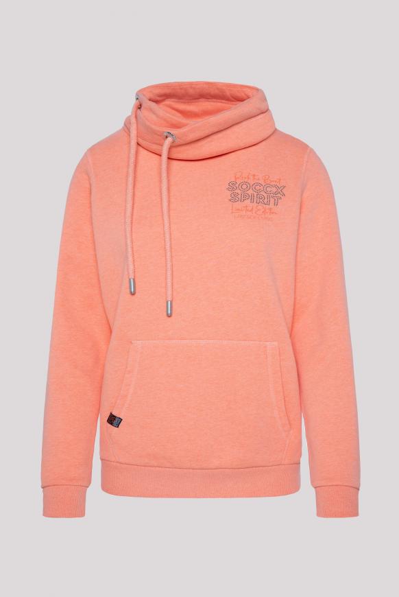 Sweatshirt mit hohem Kragen happy lobster mel.