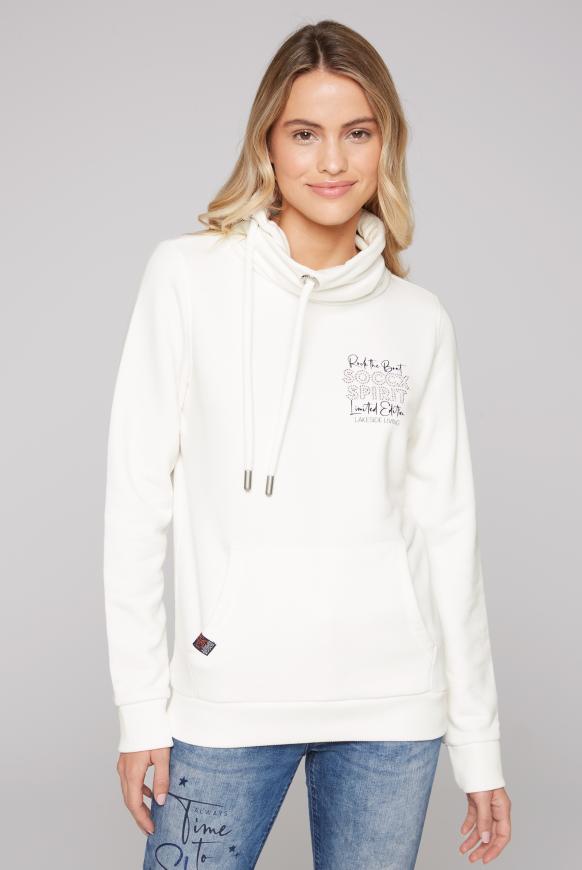 Sweatshirt mit hohem Kragen