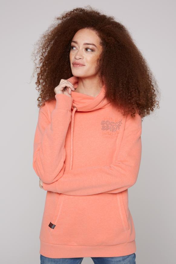 Sweatshirt mit hohem Kragen