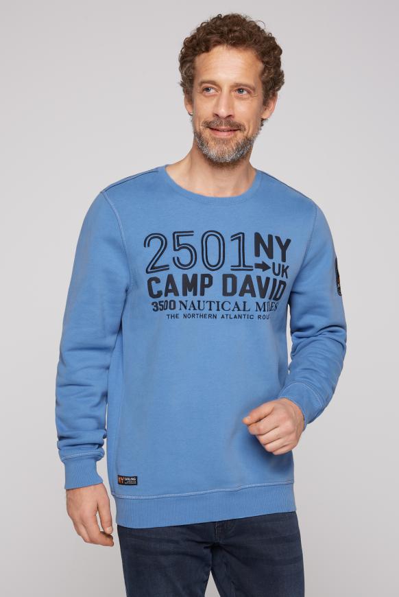 CAMP DAVID & SOCCX | Sweatshirt mit Logo Artwork neon lime | Sweatshirts