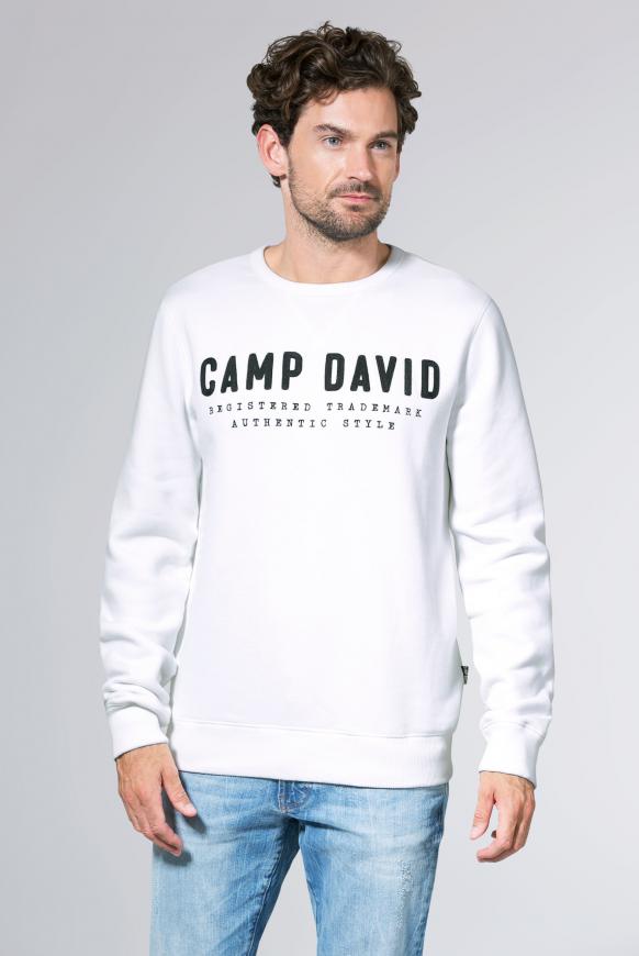 Sweatshirt mit Logo-Stickerei