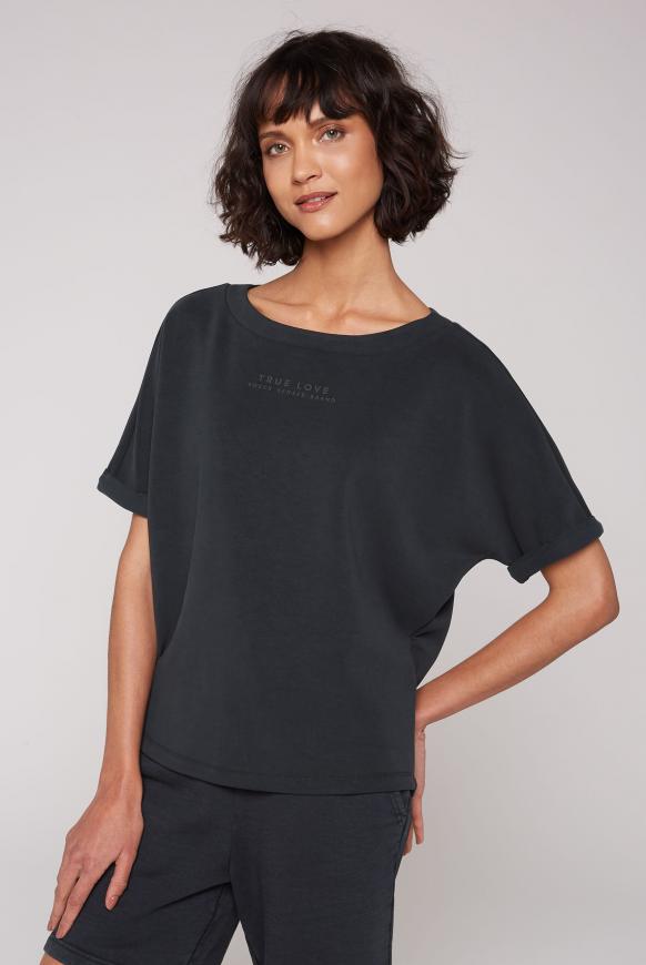 Sweatshirt mit tonigem 3D-Rubber-Print