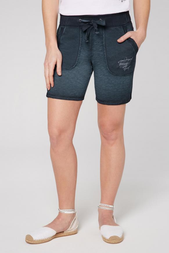 Sweatshorts im Vintage Look mit Print