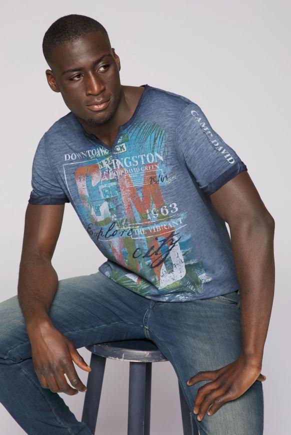 T-Shirt im Vintage Look mit Photoprint