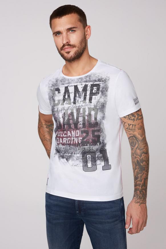 T-Shirt mit auffälligen Logo Prints