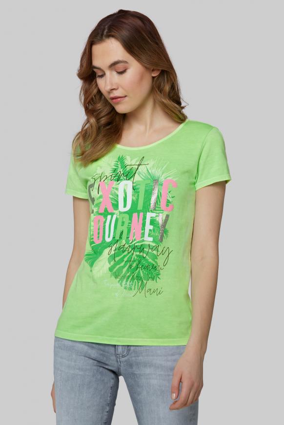 T-Shirt mit dekorativem Rücken-Design