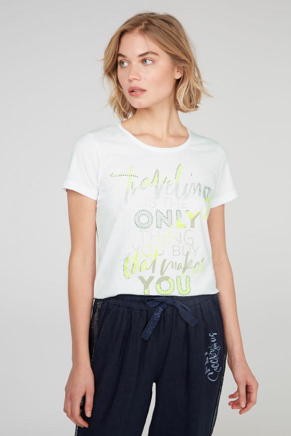 T-Shirt mit Glitter Artwork