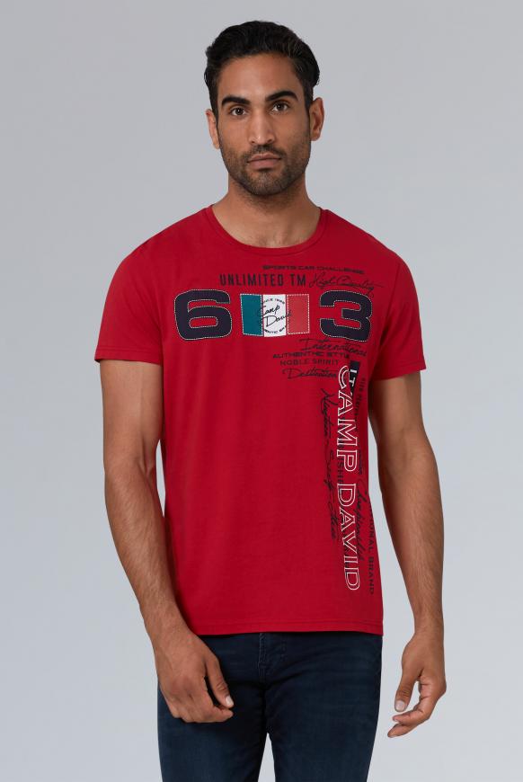 T-Shirt mit großem Frontprint