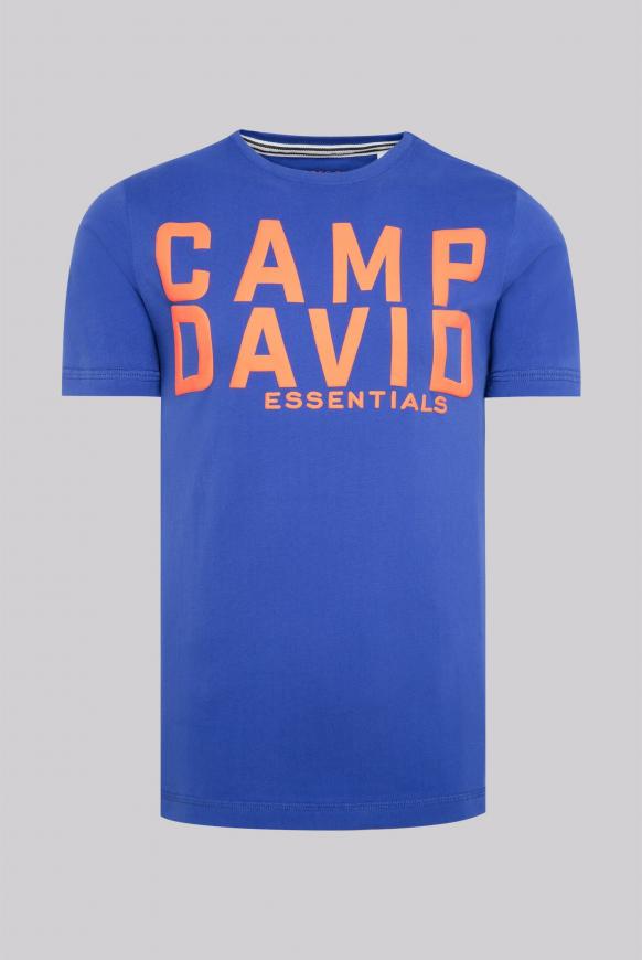 T-Shirt mit großem Logo Puff Print