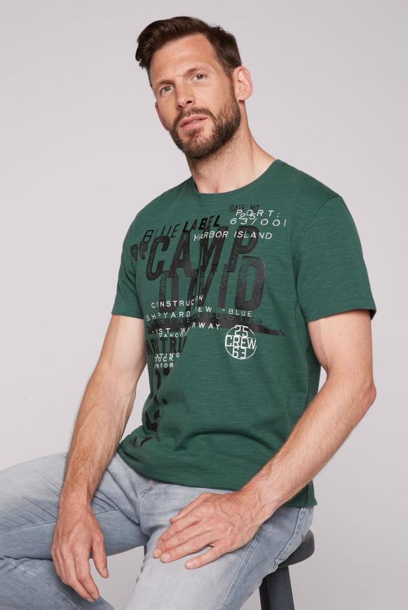 T-Shirt mit großen Logo Rubber Prints