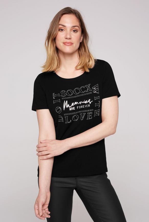 T-Shirt mit Kunstdruck