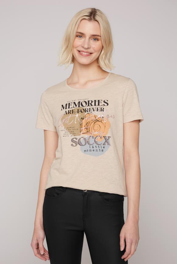T-Shirt mit Kunstdruck