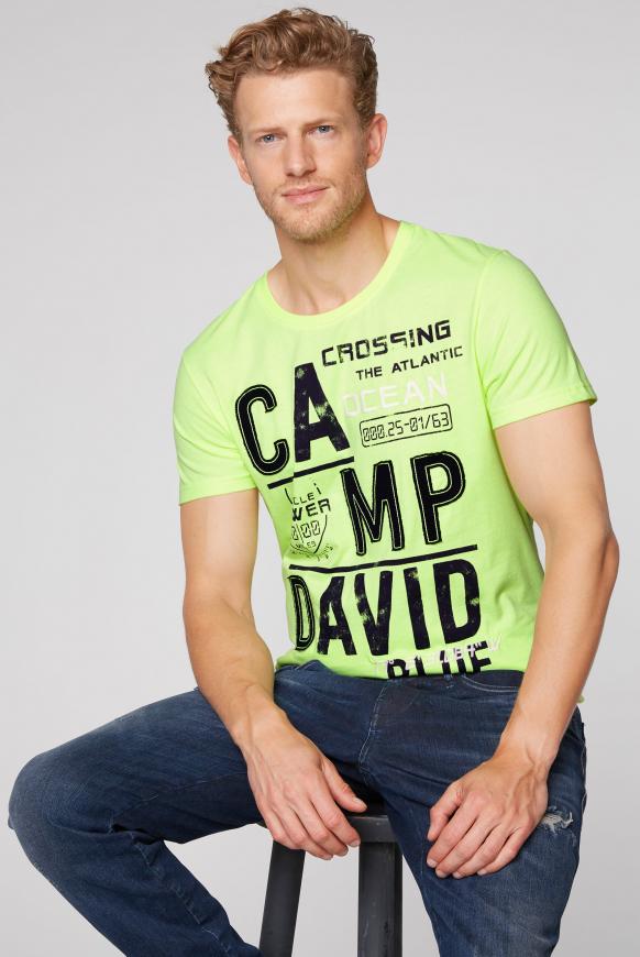 T-Shirt mit Logo-Applikationen